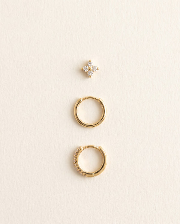 Huggie Earring Set